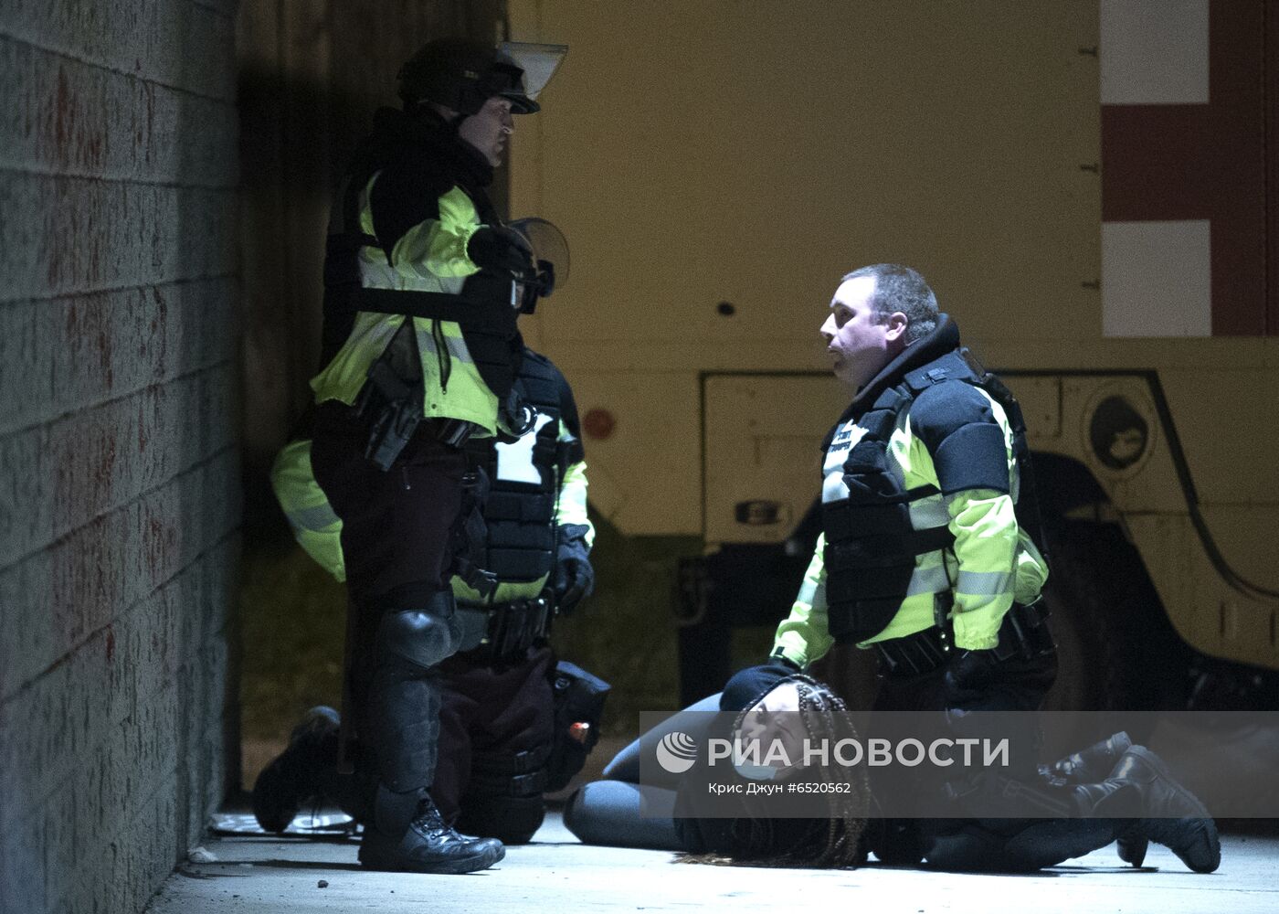 Продолжаются протесты в американском штате Миннесота