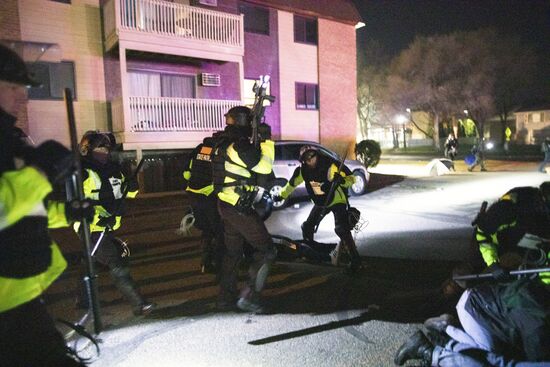 Продолжаются протесты в американском штате Миннесота 