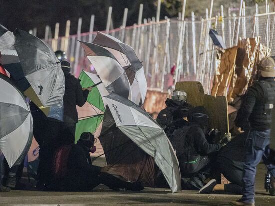 Продолжаются протесты в американском штате Миннесота 