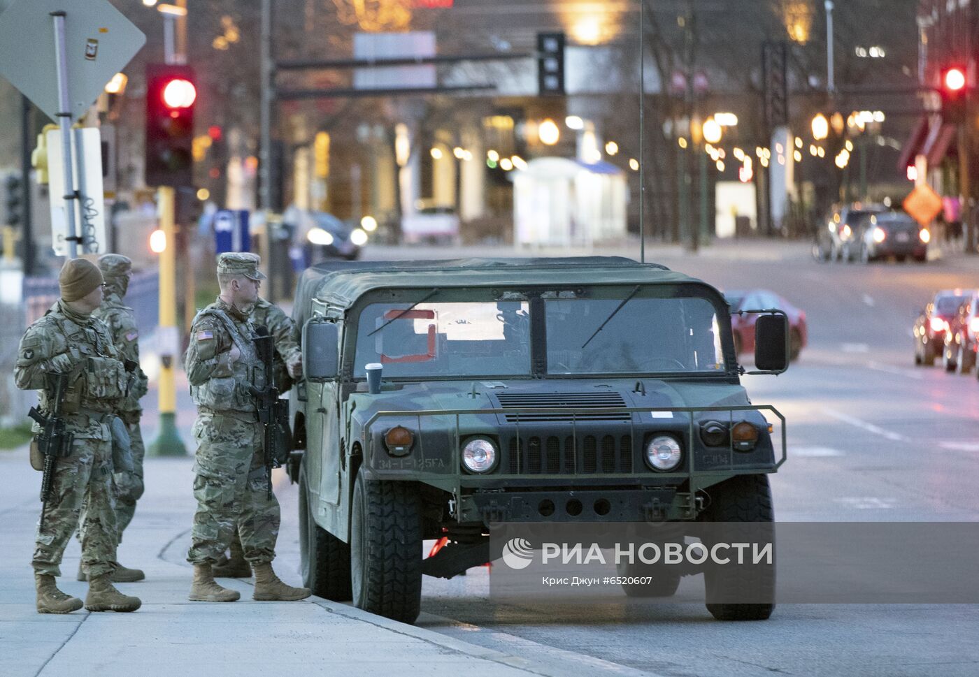 Продолжаются протесты в американском штате Миннесота