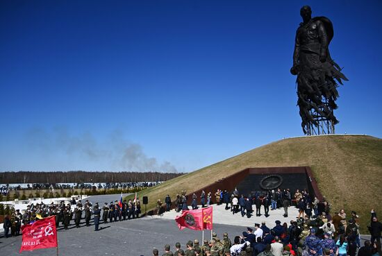 Церемония открытия поисковой экспедиции "Ржев. Калининский фронт"