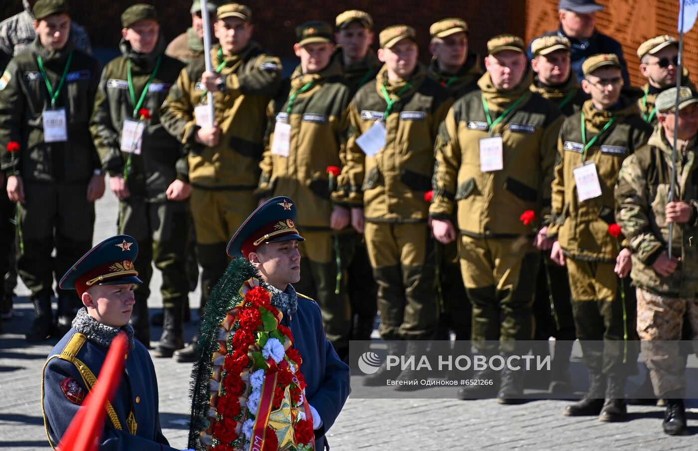 Церемония открытия поисковой экспедиции "Ржев. Калининский фронт"