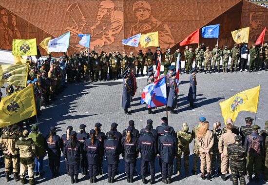 Церемония открытия поисковой экспедиции "Ржев. Калининский фронт"