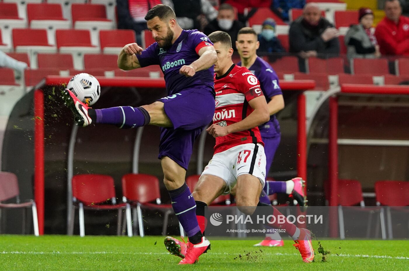 Футбол. РПЛ. Матч "Спартак" - "Уфа"