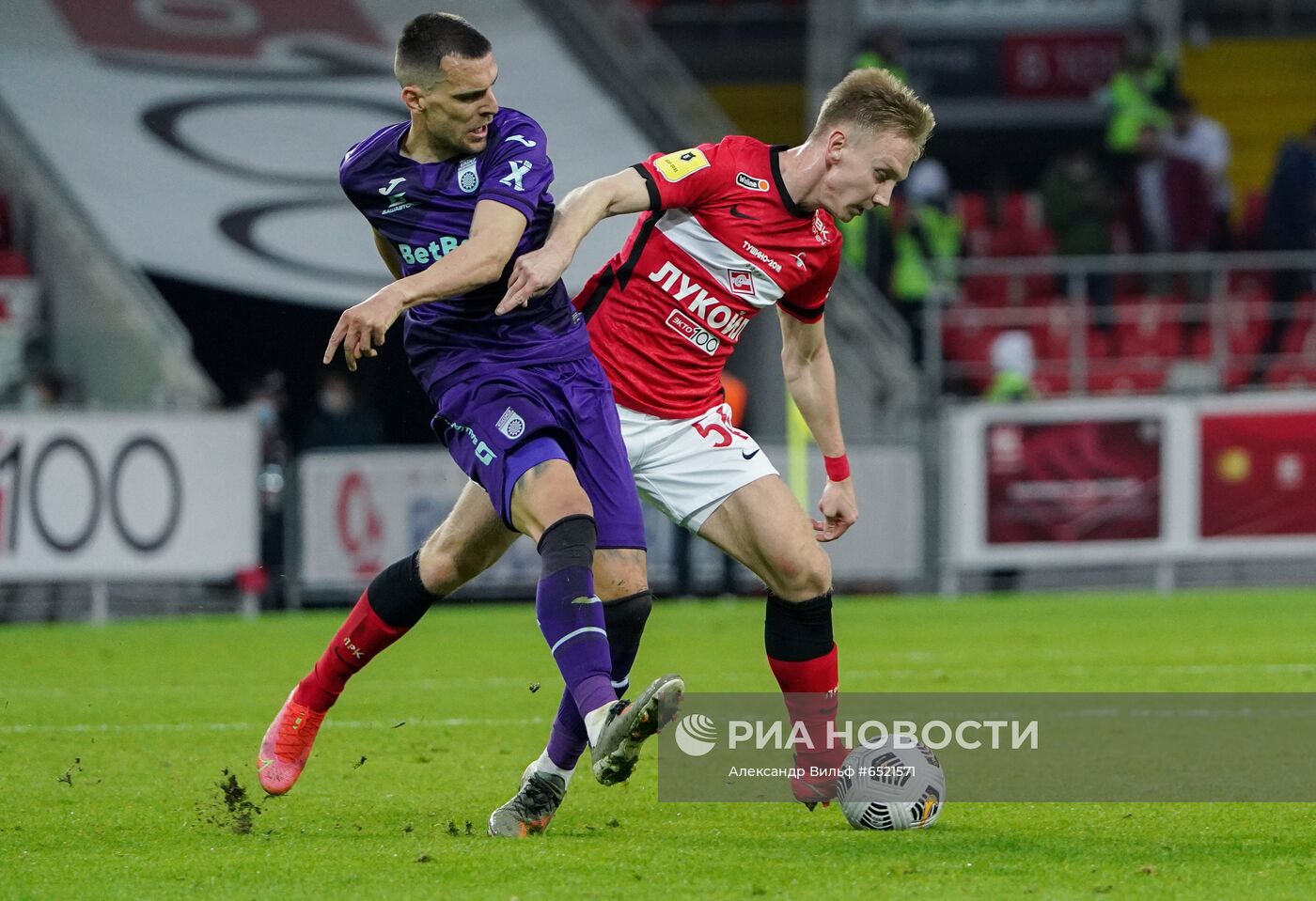 Футбол. РПЛ. Матч "Спартак" - "Уфа"