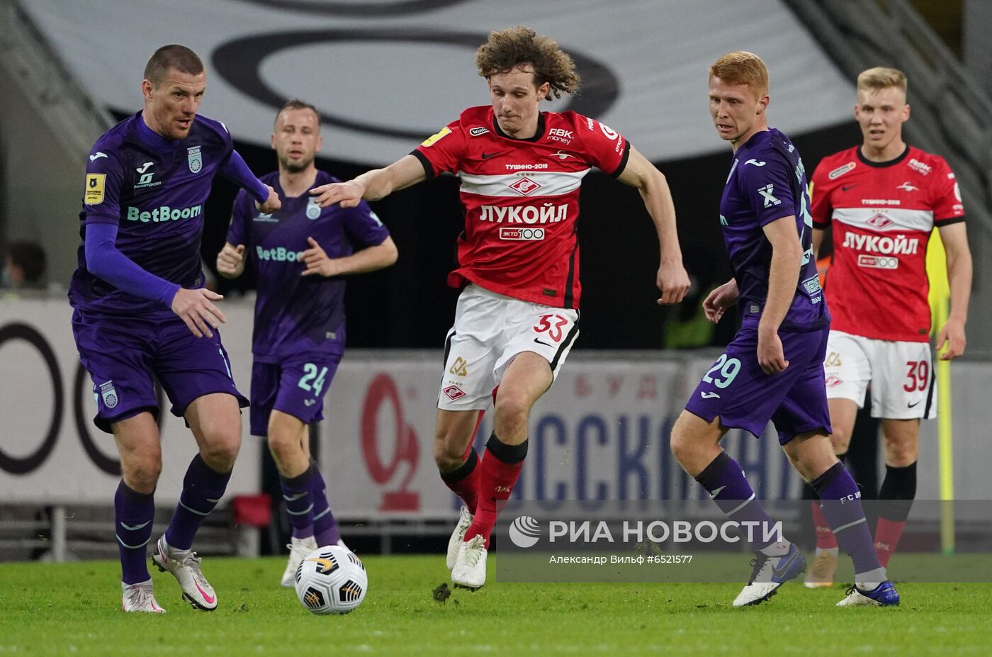 Футбол. РПЛ. Матч "Спартак" - "Уфа"