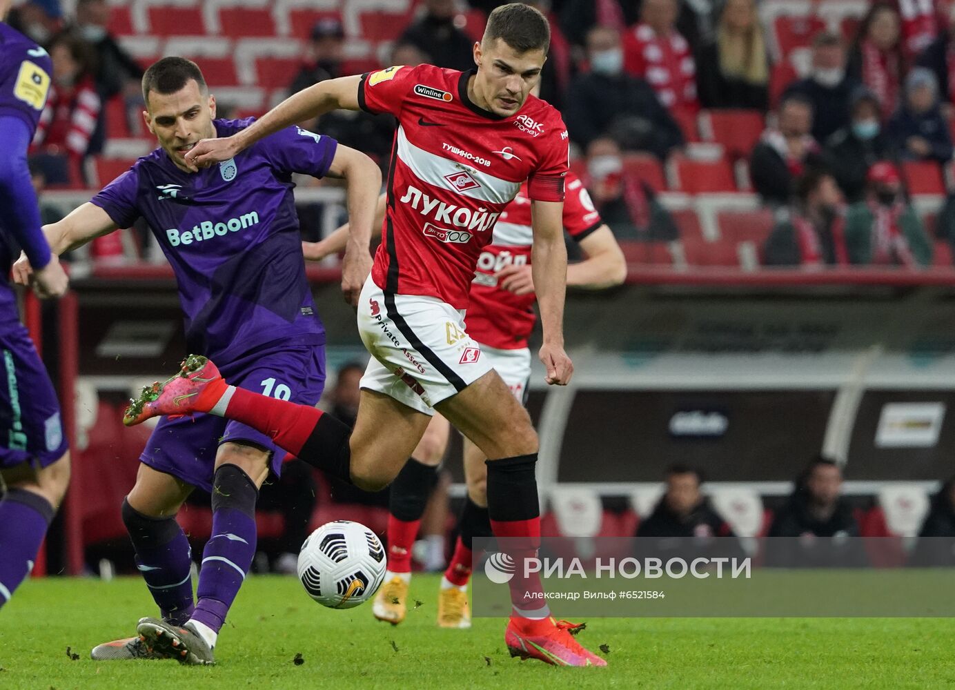 Футбол. РПЛ. Матч "Спартак" - "Уфа"