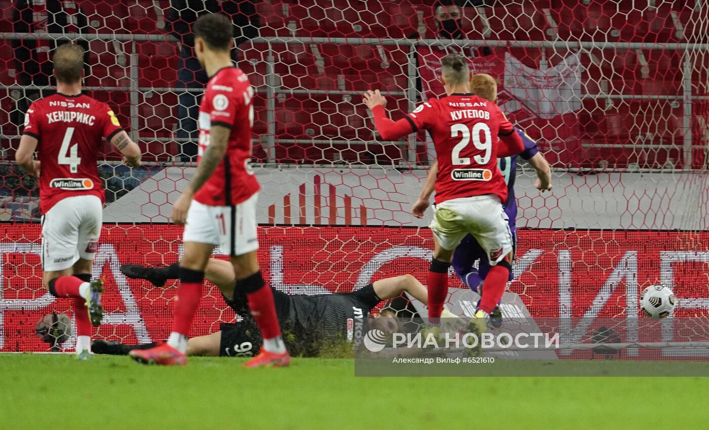 Футбол. РПЛ. Матч "Спартак" - "Уфа"