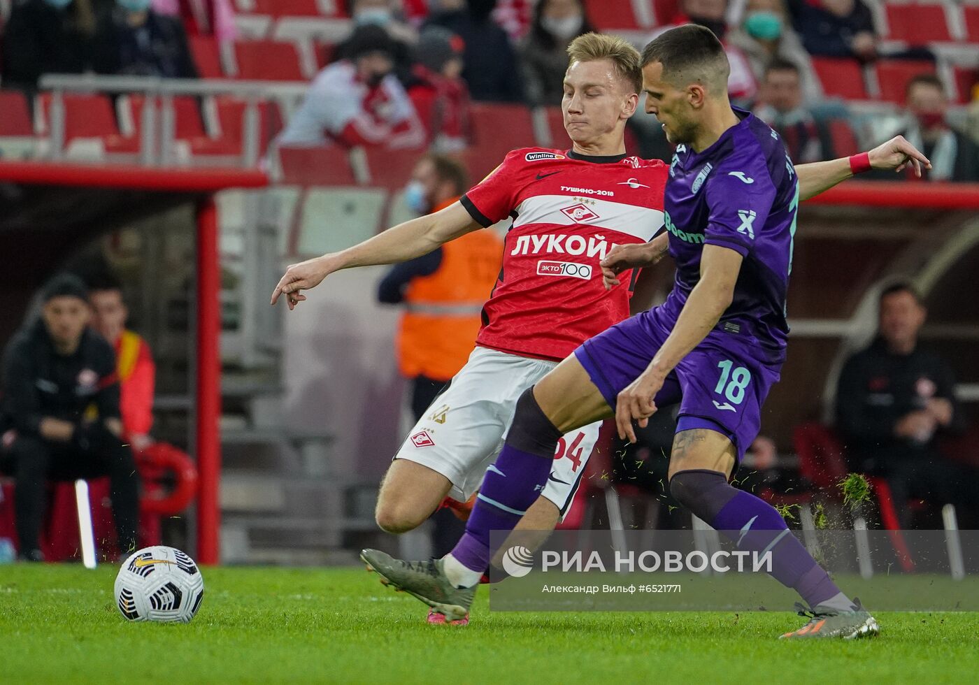 Футбол. РПЛ. Матч "Спартак" - "Уфа"