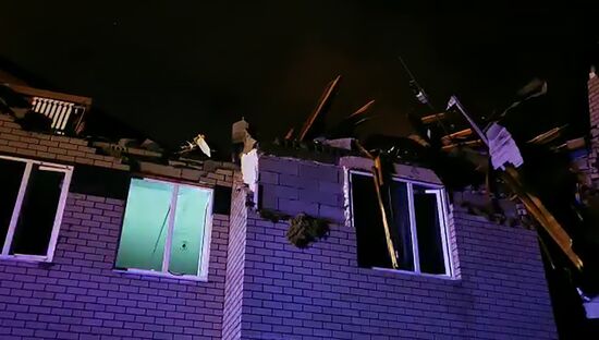 Взрыв газа и пожар в трёхэтажном жилом доме в Нижегородской области