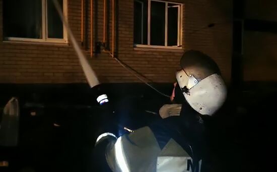 Взрыв газа и пожар в трёхэтажном жилом доме в Нижегородской области