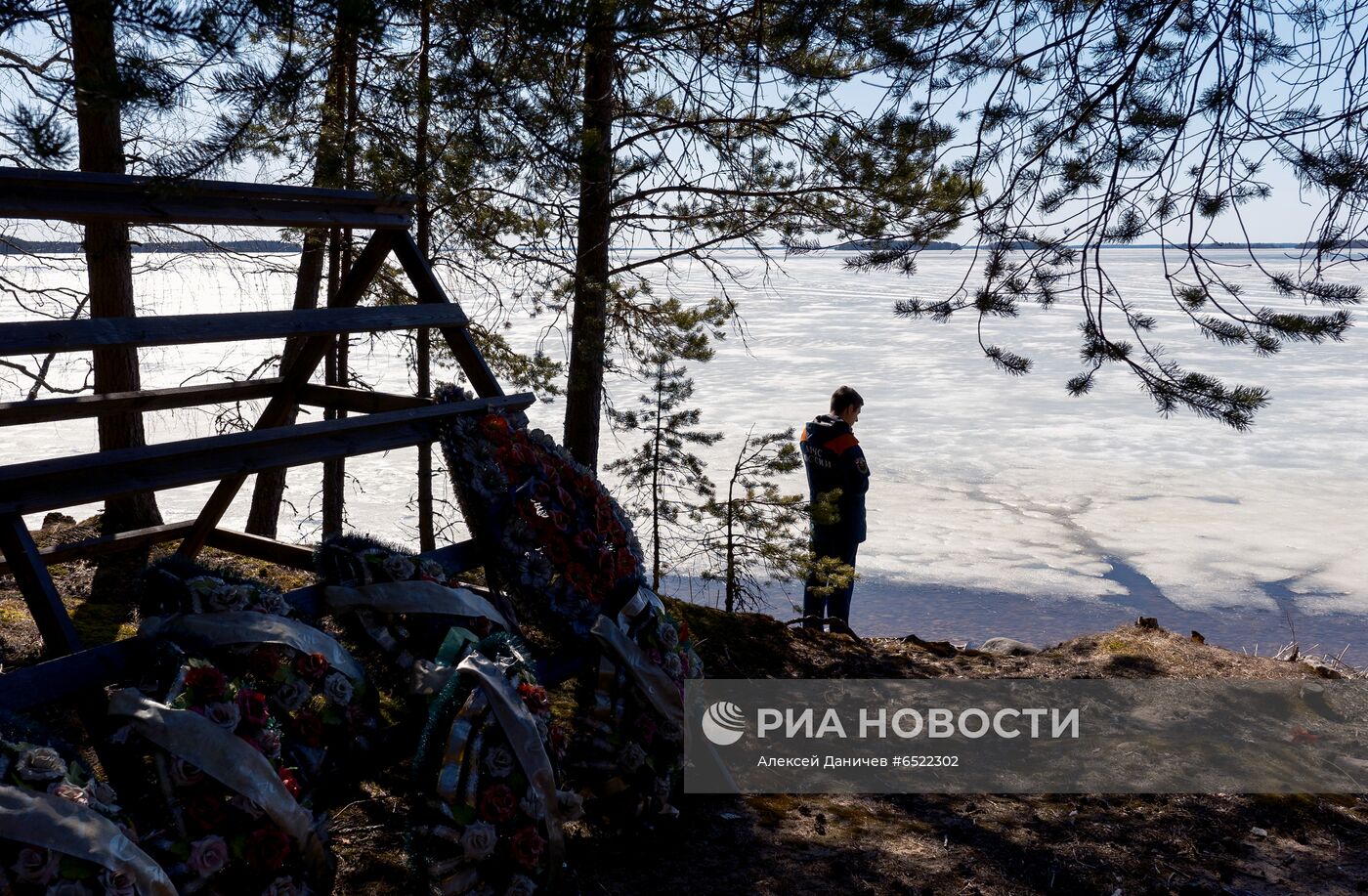 Пятая годовщина гибели детей на Сямозере в Карелии