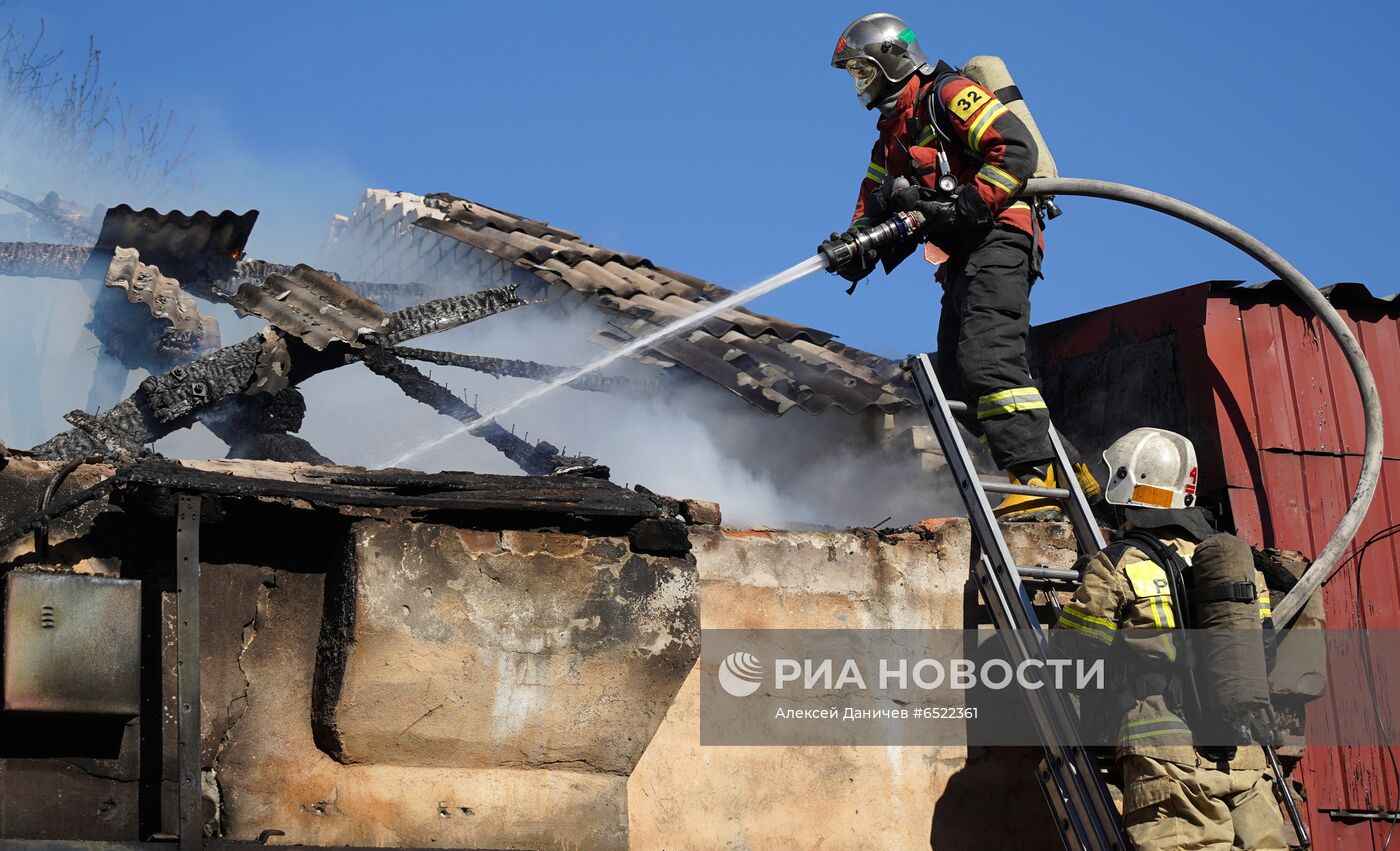 Пожар в Петрозаводске