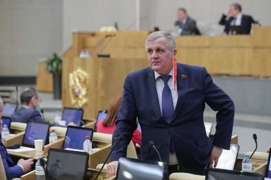 Пленарное заседание Госдумы РФ