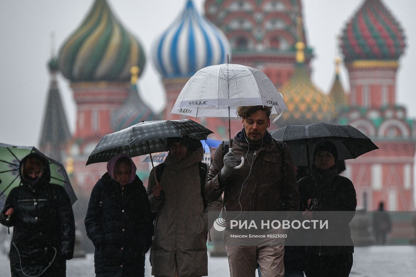 Дождь в Москве