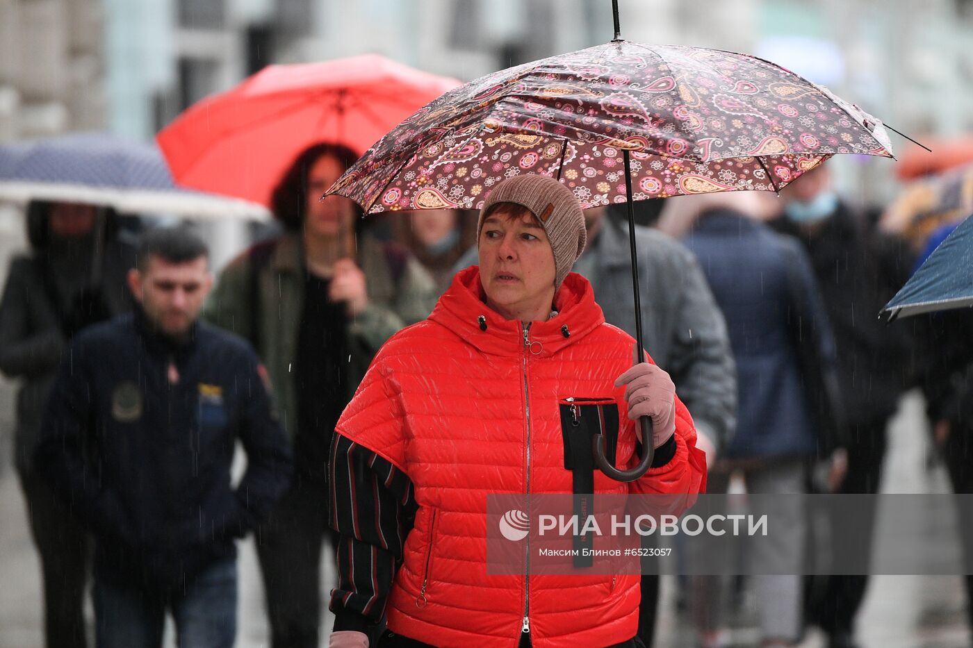 Дождь в Москве