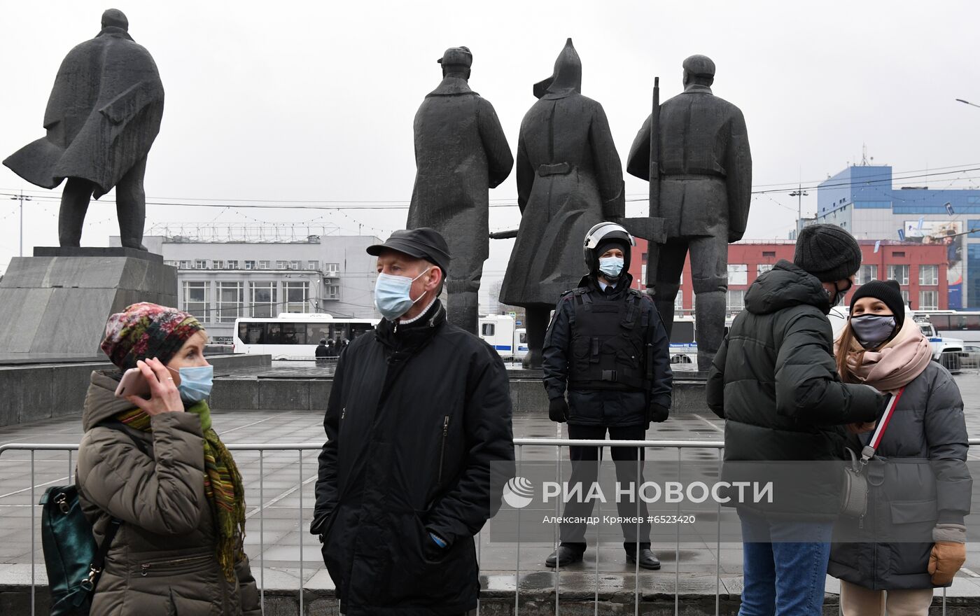 Несанкционированные акции в поддержку А. Навального в регионах России