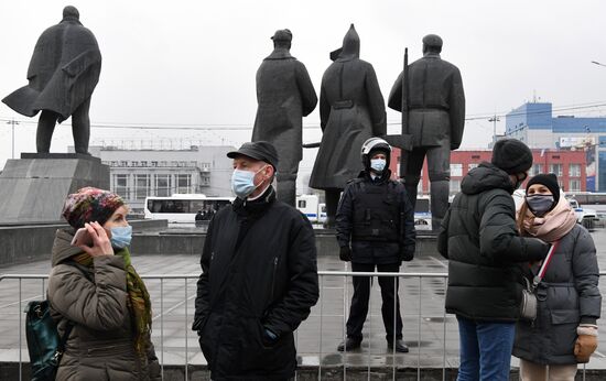 Несанкционированные акции в поддержку А. Навального в регионах России