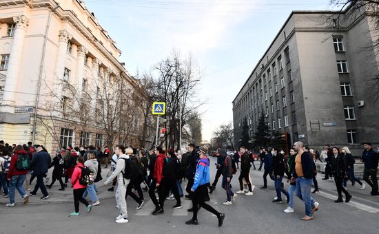 Несанкционированные акции в поддержку А. Навального в регионах России