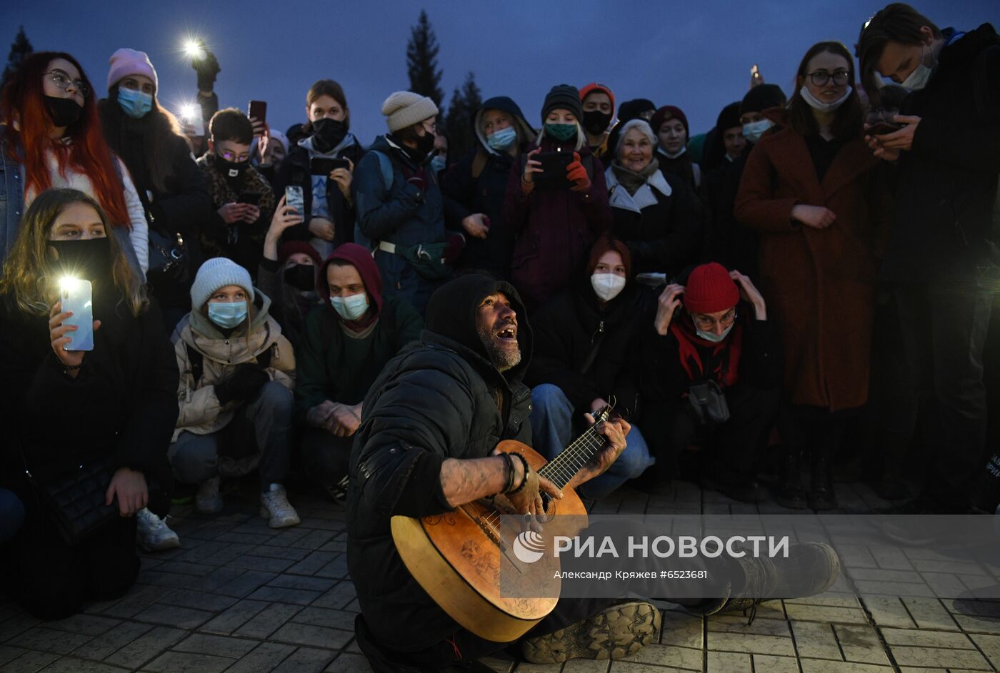 Несанкционированные акции в поддержку А. Навального в регионах России