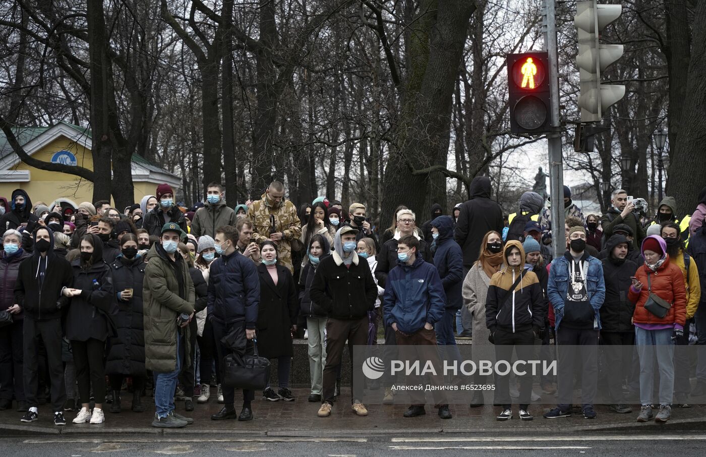 Несанкционированные акции в поддержку А. Навального в регионах России