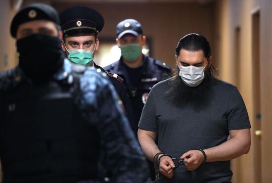 Оглашение приговора полковнику ФСБ России К. Черкалину