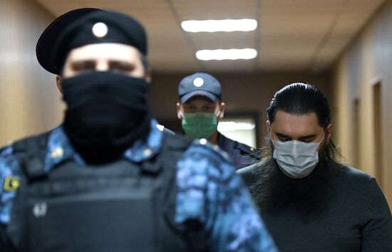 Оглашение приговора полковнику ФСБ России К. Черкалину