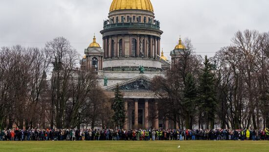 Несанкционированные акции в поддержку А. Навального в регионах России