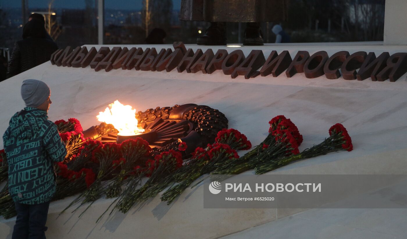 Открытие памятника в честь 100-летия окончания Гражданской войны