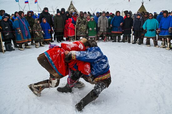 Празднование Дня оленевода на Таймыре