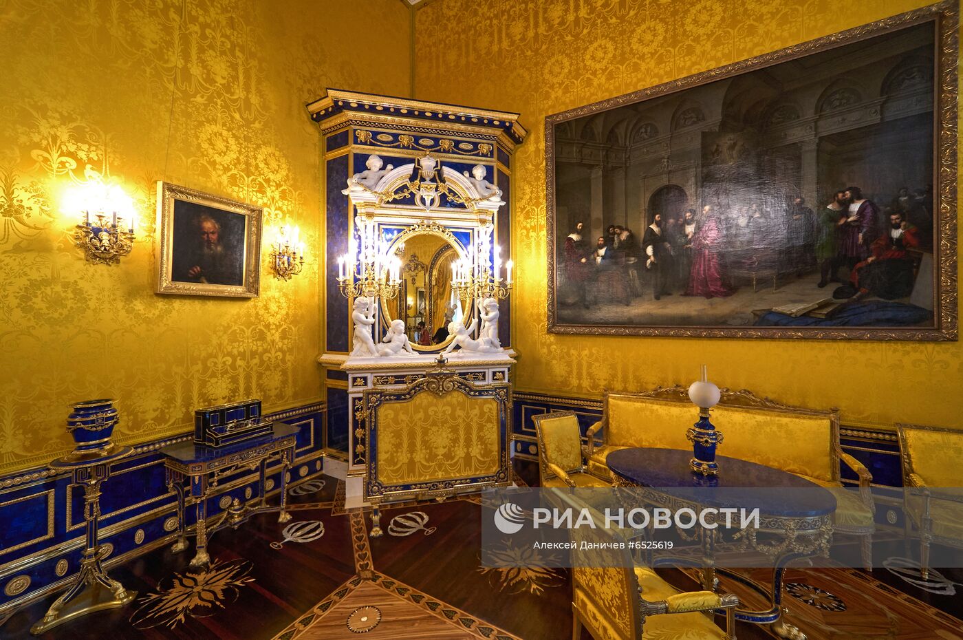 Открытие воссозданного Лионского зала Екатерининского дворца в "Царском селе"