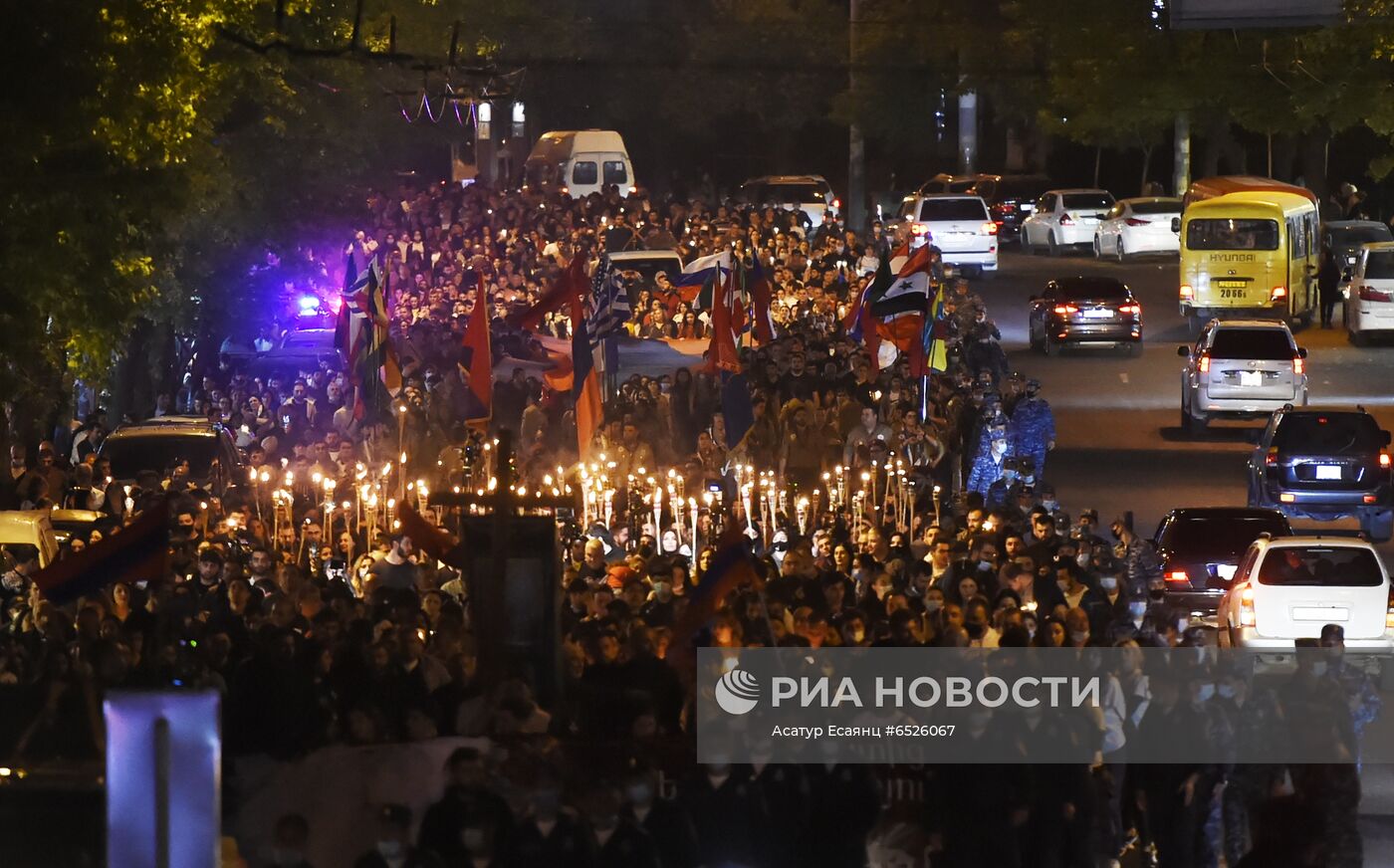 День памяти геноцида армян в Ереване