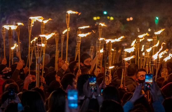 День памяти геноцида армян в Ереване