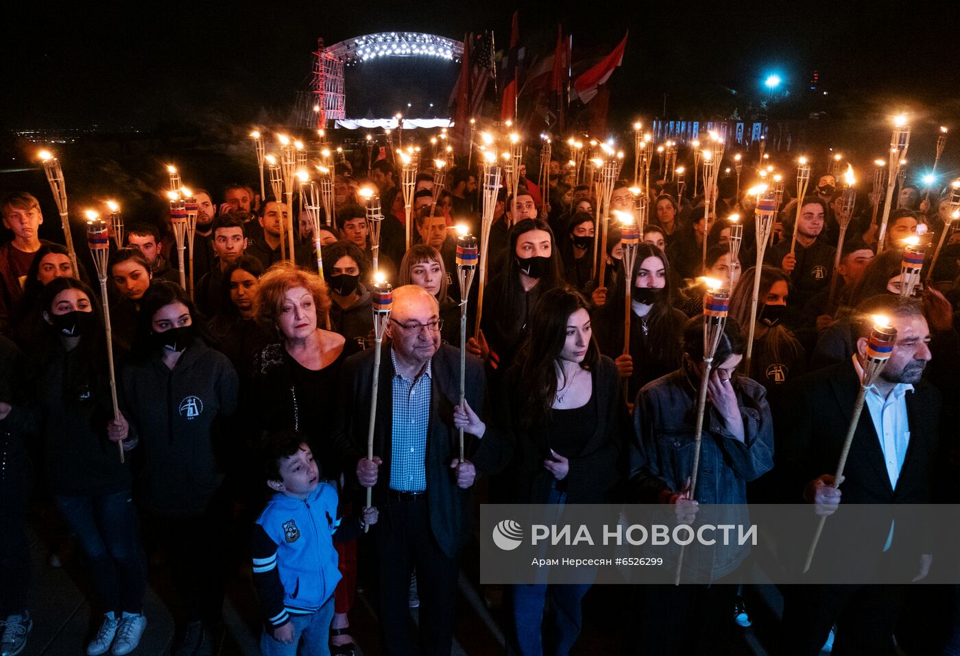 День памяти геноцида армян в Ереване