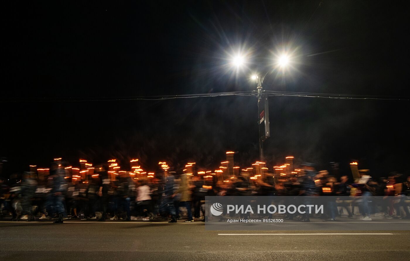 День памяти геноцида армян в Ереване