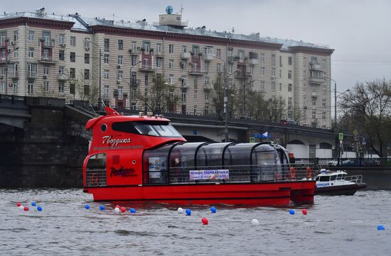 Старт пассажирской навигации по Москве-реке