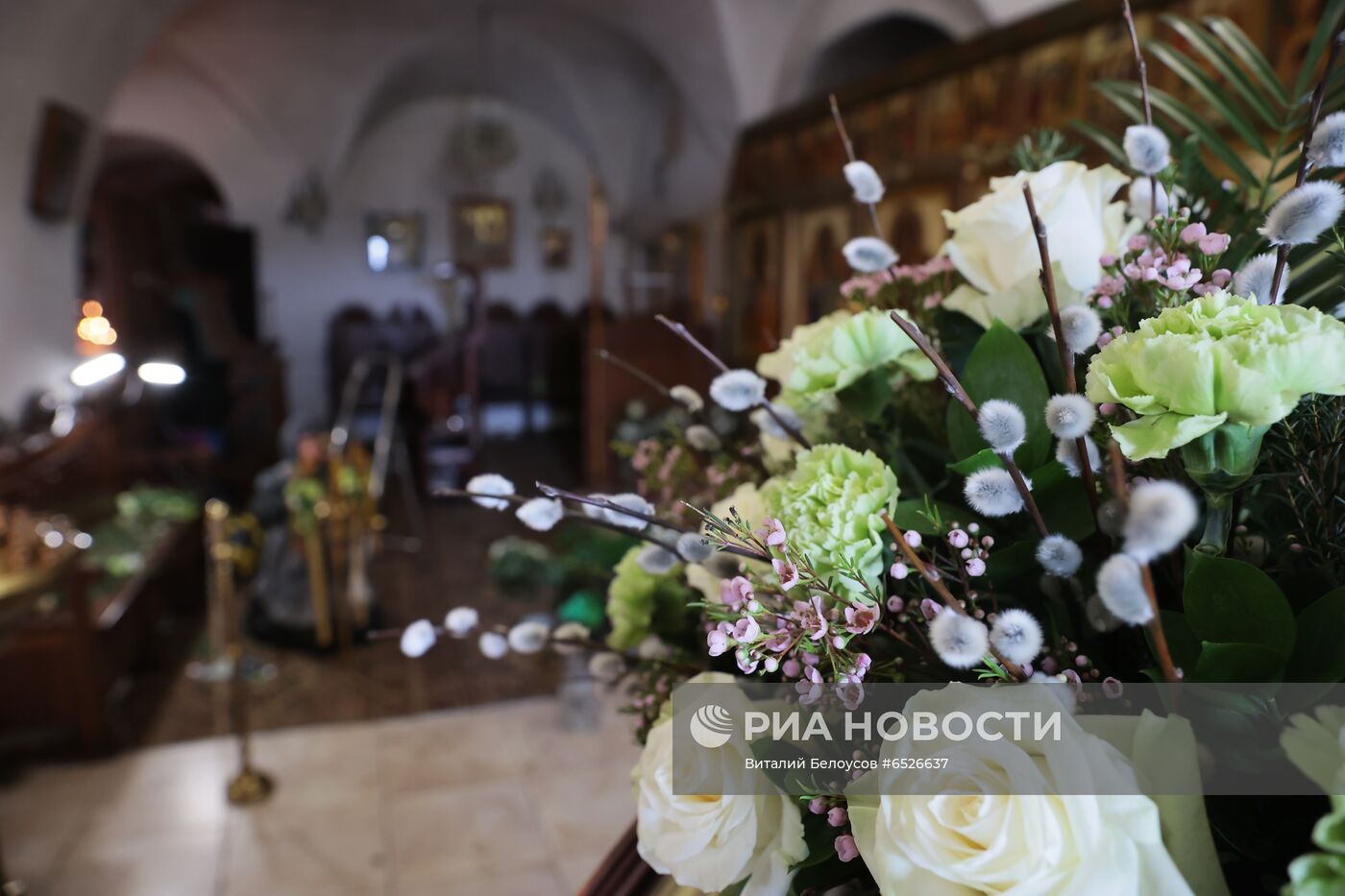 Подготовка к празднованию Вербного воскресенья