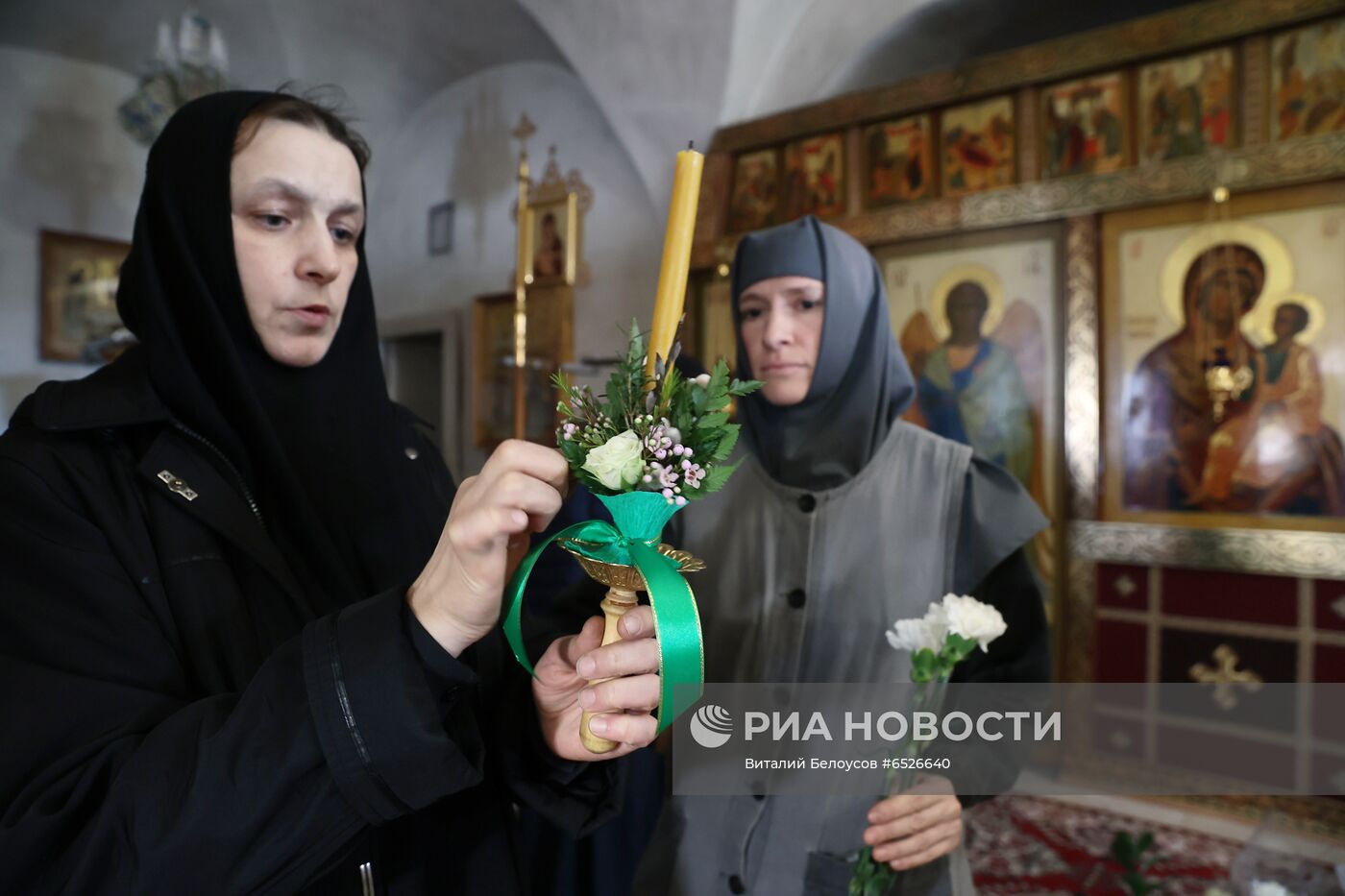 Подготовка к празднованию Вербного воскресенья