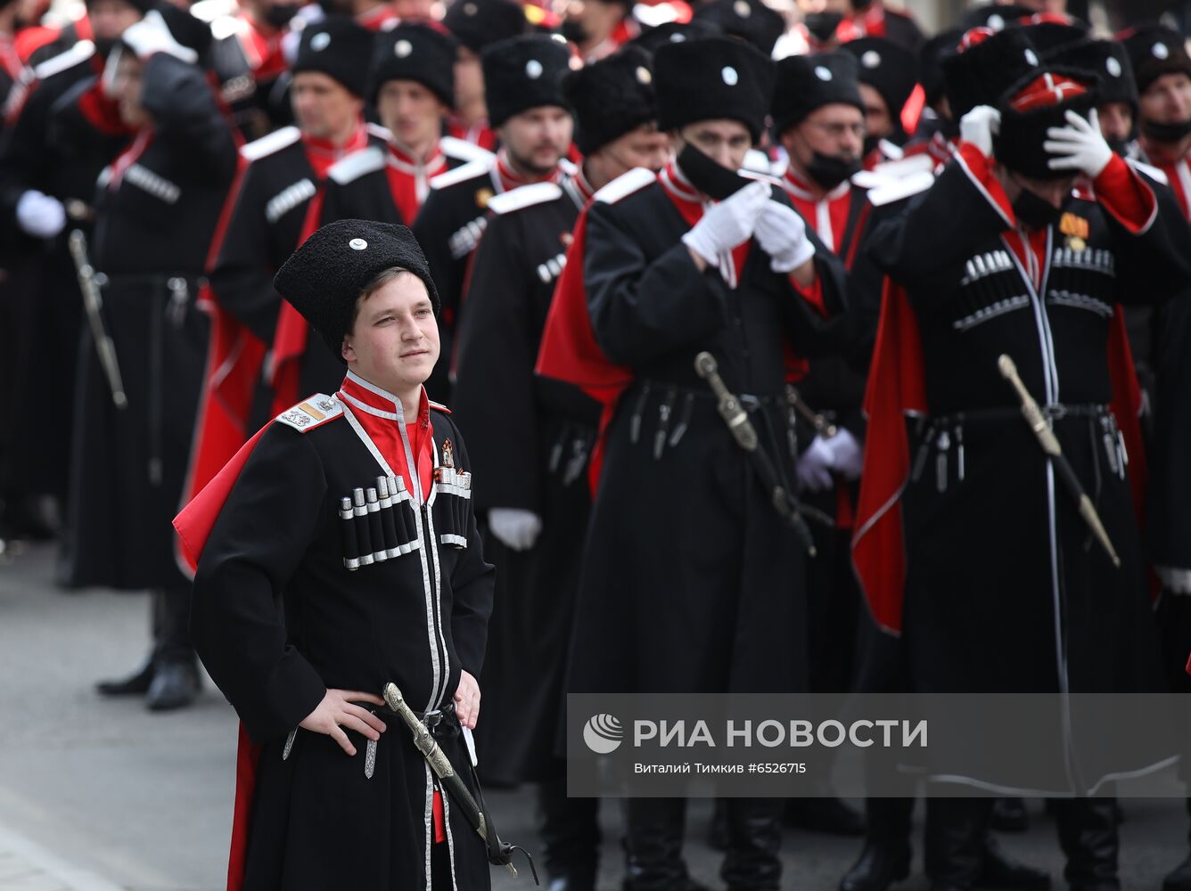 Парад Кубанского казачьего войска