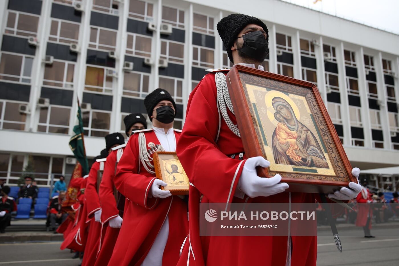 Парад Кубанского казачьего войска