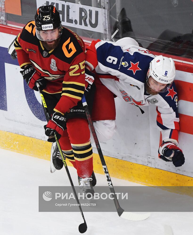 Хоккей. КХЛ. Финальная серия. Матч "Авангард" - ЦСКА