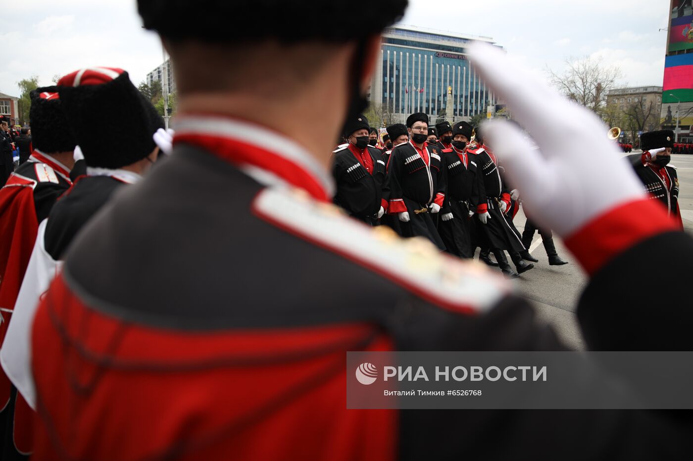 Парад Кубанского казачьего войска