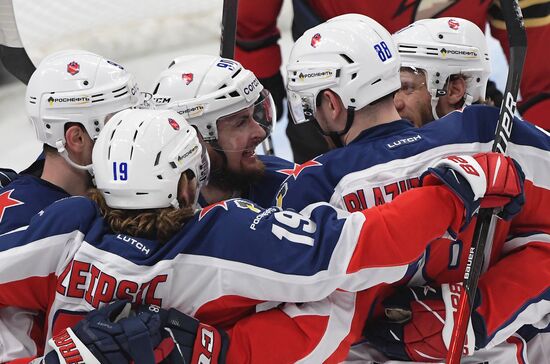 Хоккей. КХЛ. Финальная серия. Матч "Авангард" - ЦСКА