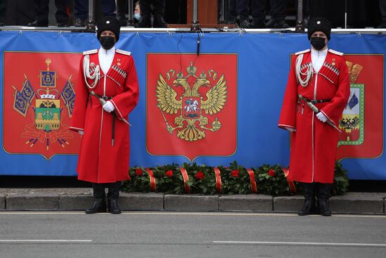 Парад Кубанского казачьего войска