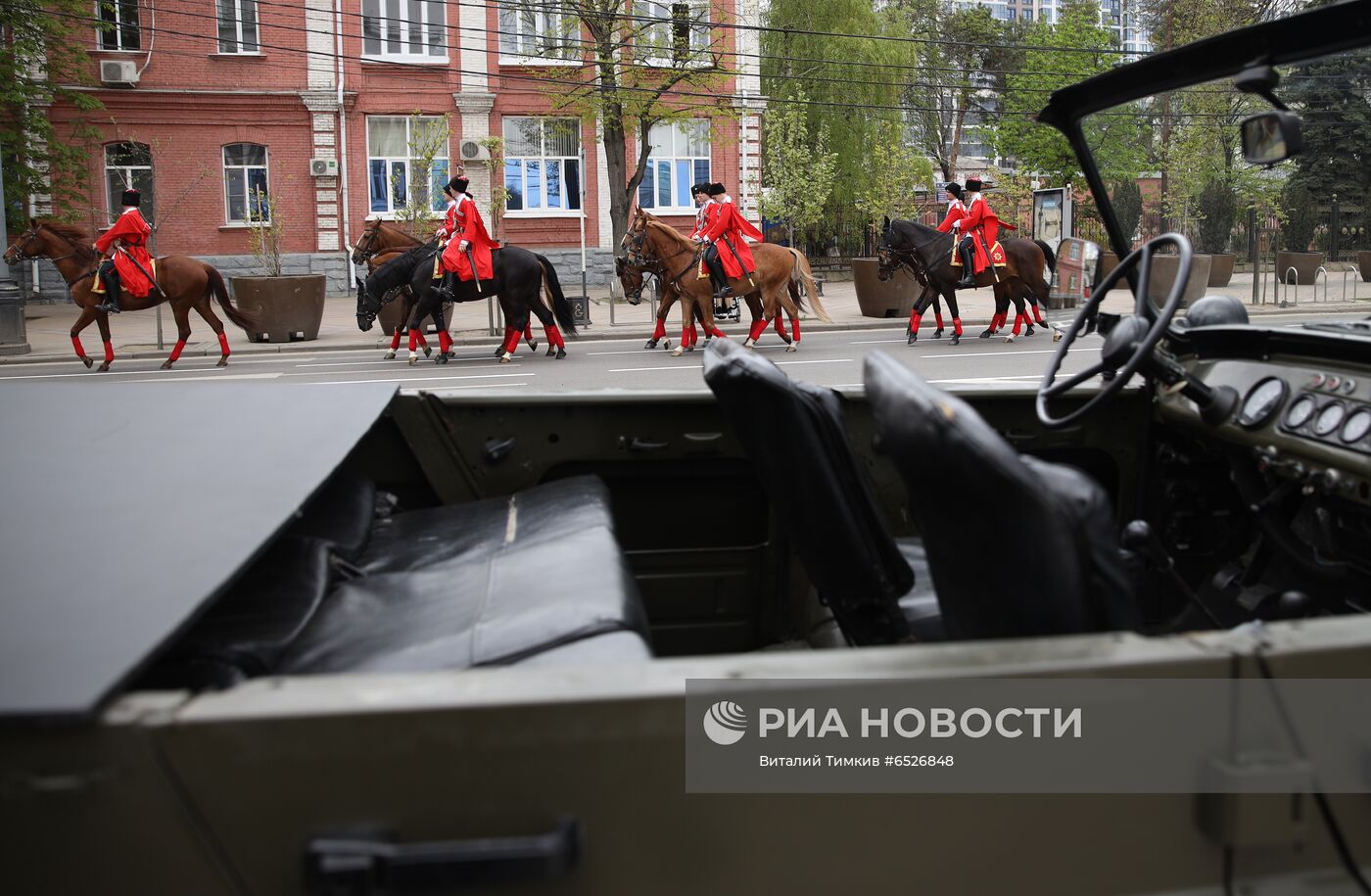 Парад Кубанского казачьего войска