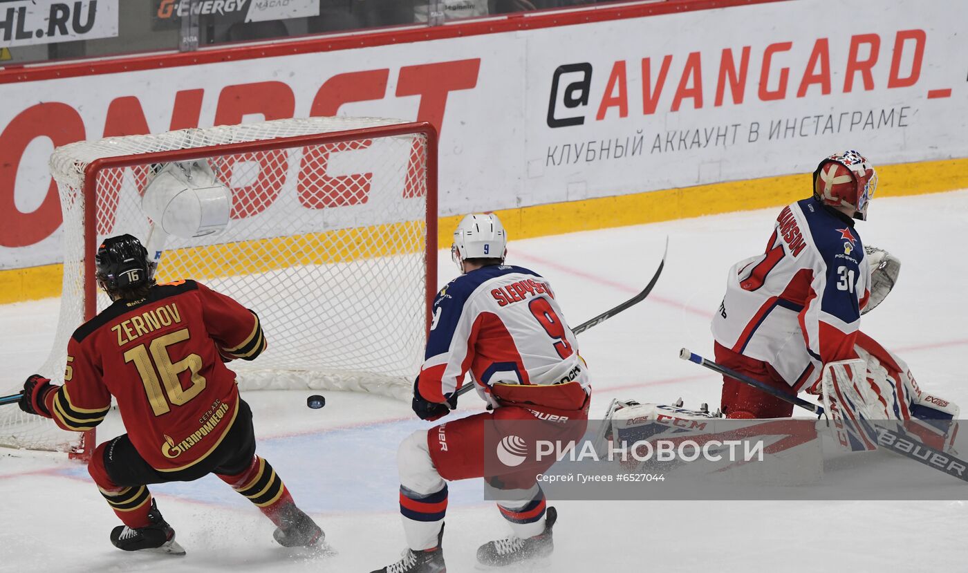 Хоккей. КХЛ. Финальная серия. Матч "Авангард" - ЦСКА