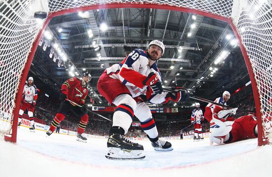 Хоккей. КХЛ. Финальная серия. Матч "Авангард" - ЦСКА