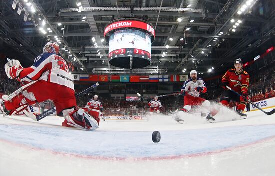 Хоккей. КХЛ. Финальная серия. Матч "Авангард" - ЦСКА