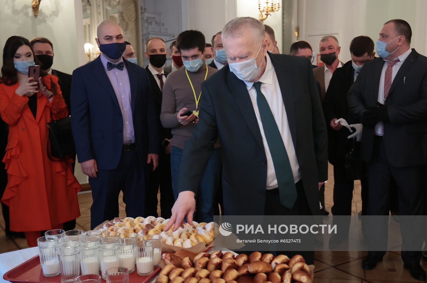 Празднование 75-летия лидера ЛДПР В. Жириновского