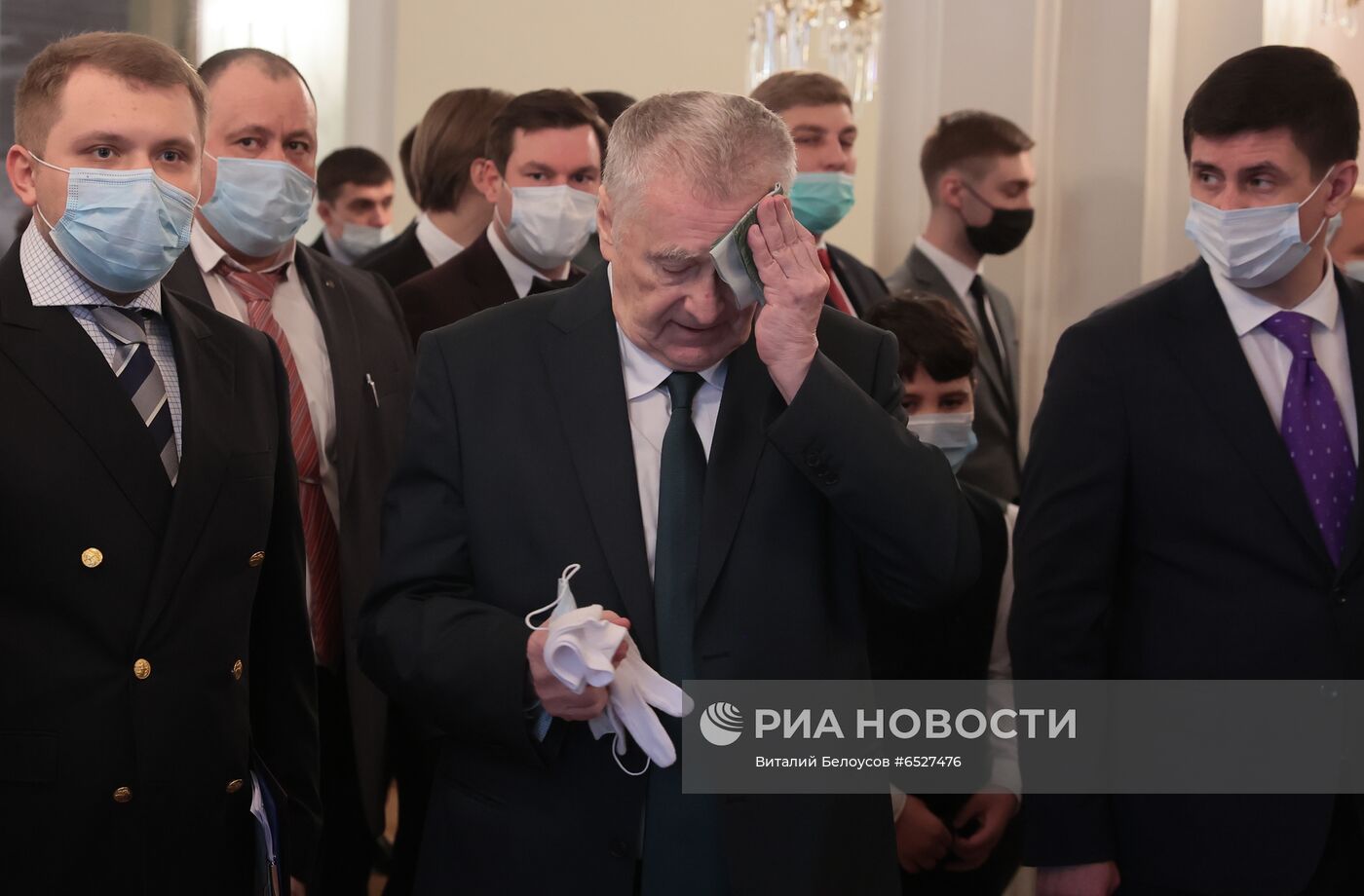 Празднование 75-летия лидера ЛДПР В. Жириновского